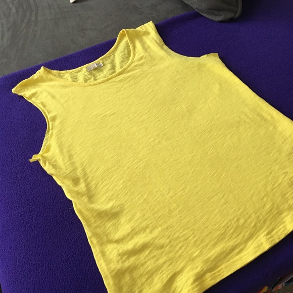Ba & sh Yellow Muscle Tank - Picture 4 of 14
